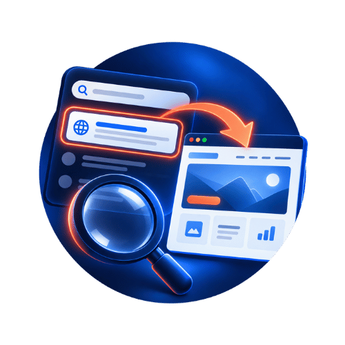 Sito professionale visibile nei risultati di ricerca online